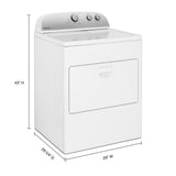 7.0 cu. ft. Top Load Electric Dryer with AutoDry™ Drying System