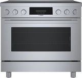 800 Series Induction freestanding range 36" Stainless Steel