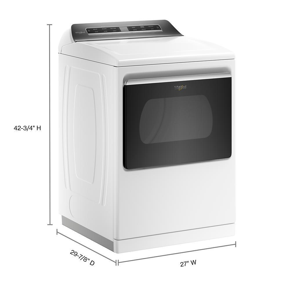 7.4 cu. ft. Top Load Electric Dryer with Advanced Moisture Sensing