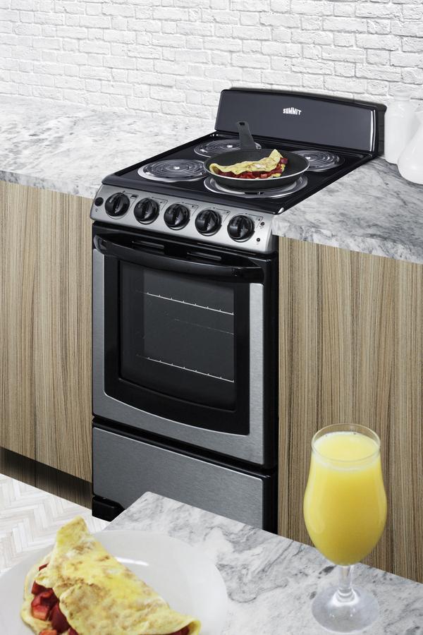 20" Wide Electric Coil Range