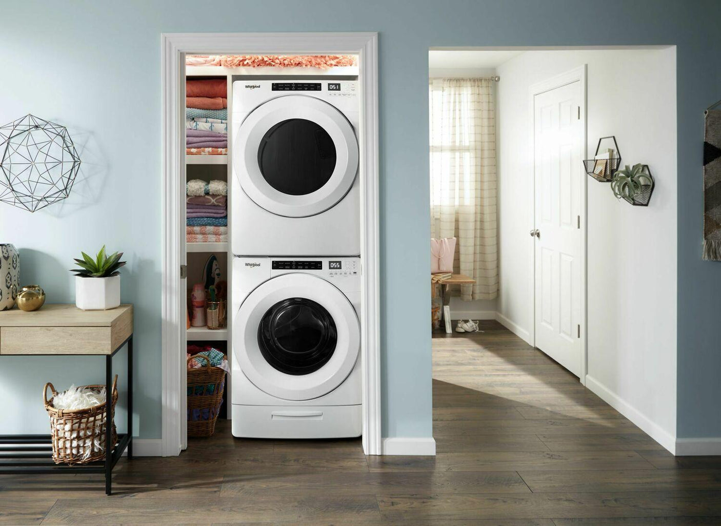 4.5 cu. ft. Closet-Depth Front Load Washer with Load & Go™ Dispenser - White