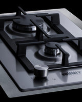 15" Wide 2-burner Gas Cooktop In Stainless Steel