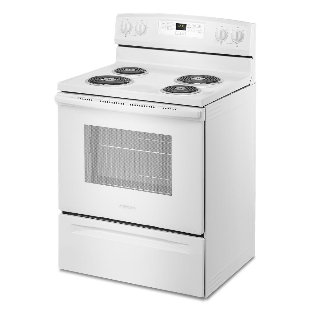 30-inch Amana® Electric Range with Bake Assist Temps