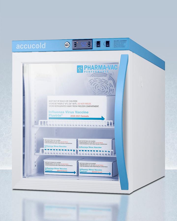 2 CU.FT. Compact Vaccine Refrigerator, Certified To Nsf/ansi 456 Vaccine Storage Standard