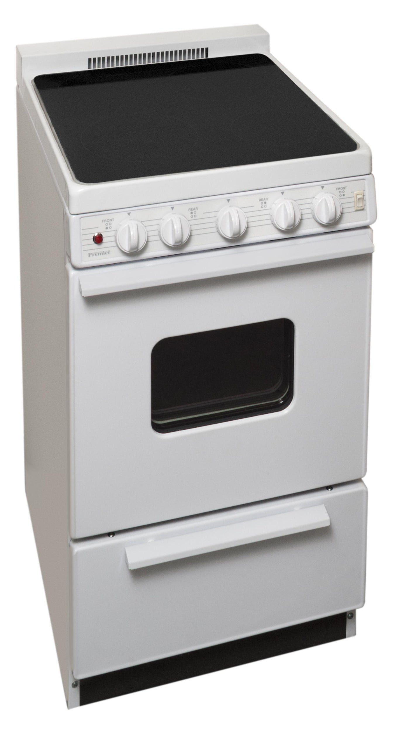 20 in. Freestanding Smooth Top Electric Range in White