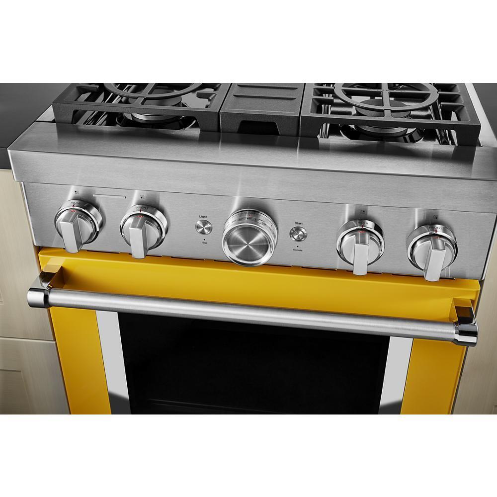 KitchenAid® 30'' Smart Commercial-Style Gas Range with 4 Burners