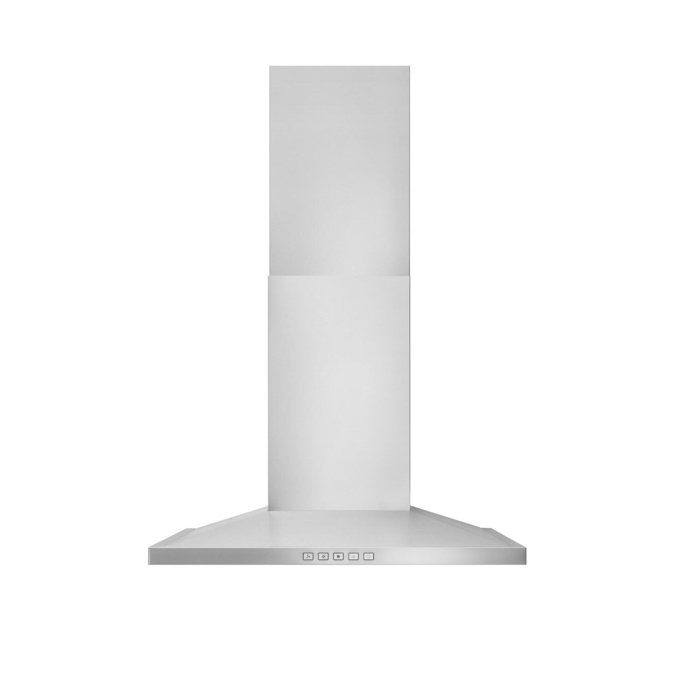 **DISCONTINUED** Broan® 30-Inch Convertible Wall-Mount Low Profile Pyramidal Chimney Range Hood, 450 MAX CFM