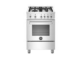 24 inch All Gas Range, 4 Burners Stainless Steel