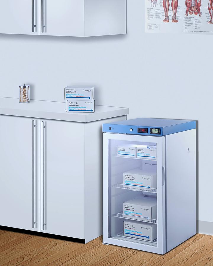 19" Wide Medical Refrigerator, Certified To Nsf/ansi 456 Vaccine Storage Standard