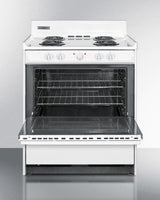 30" Wide Electric Coil Top Range