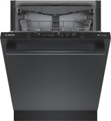 100 Premium Dishwasher 24" Black stainless steel