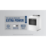 Smart Top Load Gas Dryer with Extra Power - 7.4 cu. ft.