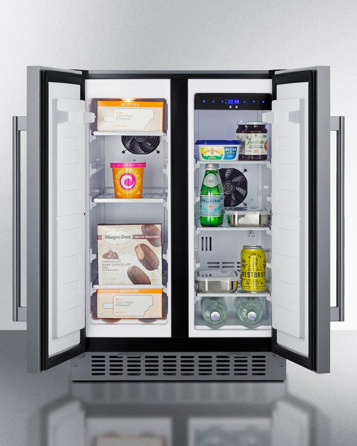 24" Wide Built-in Refrigerator-freezer