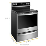 6.4 cu. ft. Smart Freestanding Electric Range with Frozen Bake™ Technology