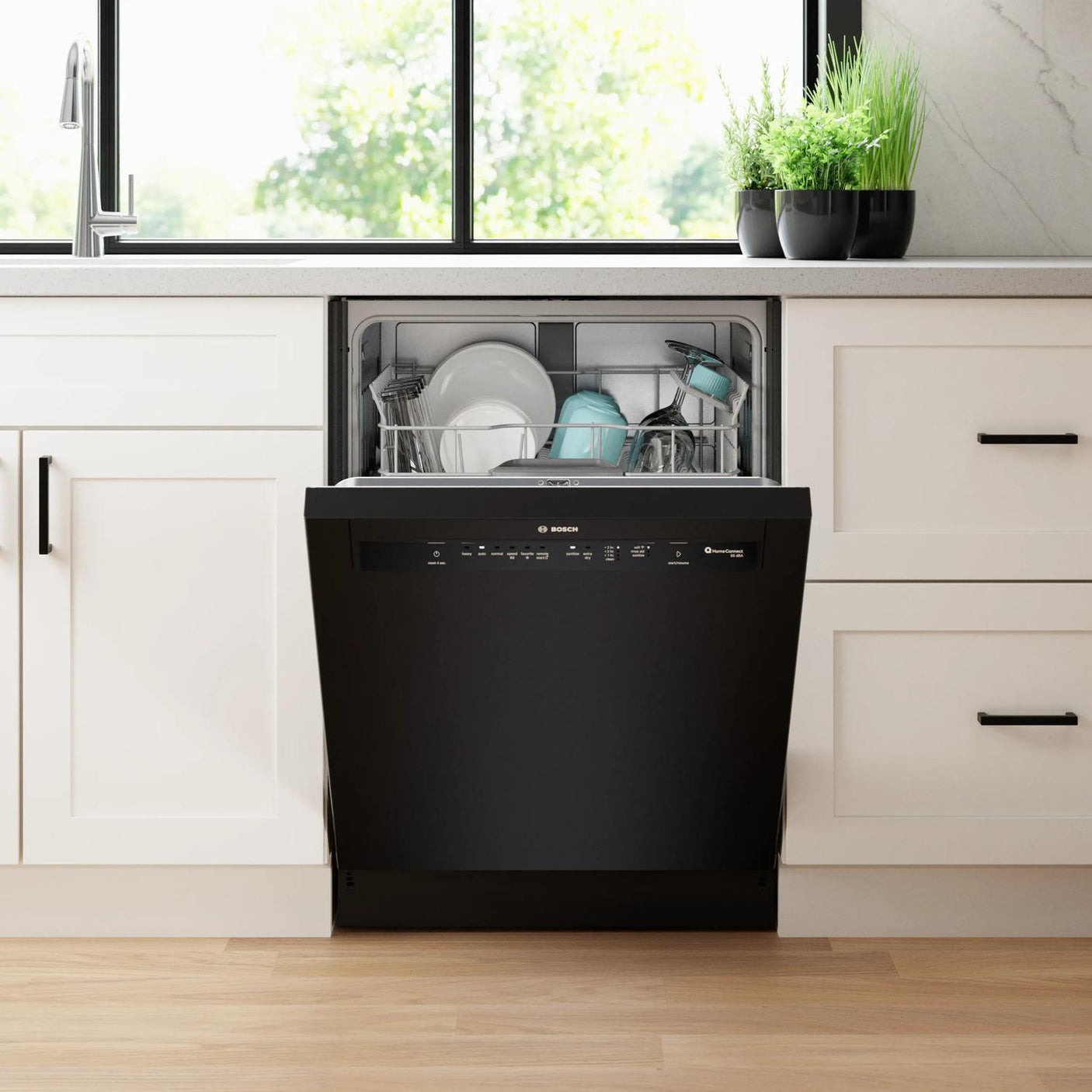 100 Series Dishwasher 24" Black