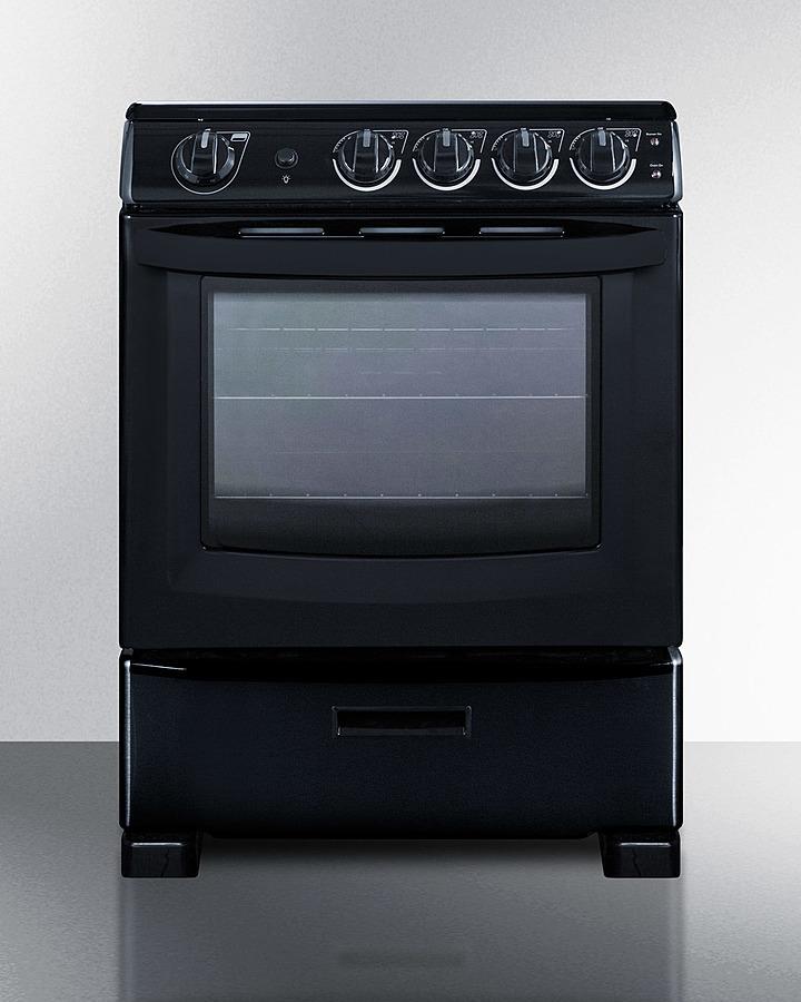 24" Wide Electric Smooth-top Range