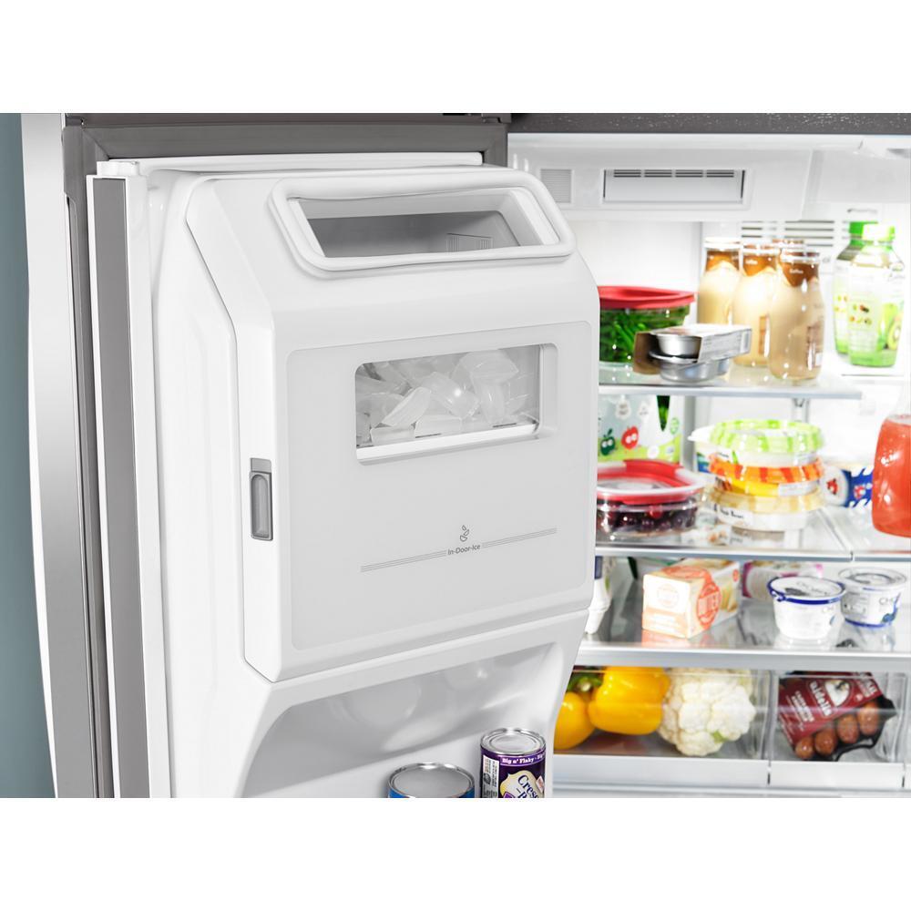 36-inch Wide 4 Door Refrigerator with Prep and Store Bins - 26 Cu. Ft.