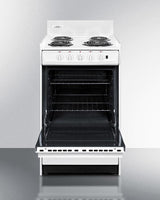 20" Wide Electric Coil Top Range