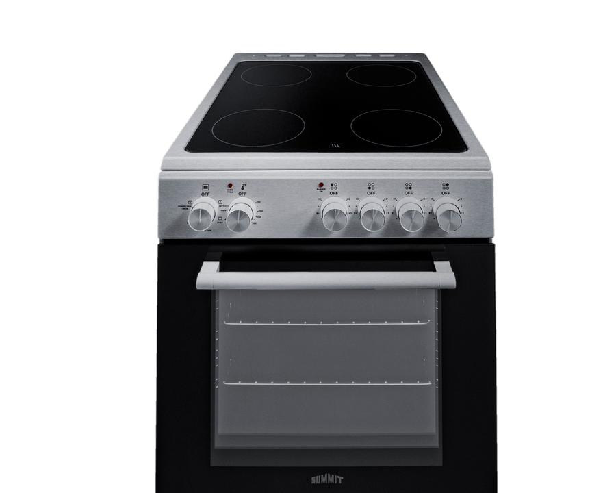 20" Wide Electric Smooth-top Range