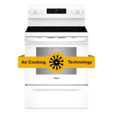 30-inch Energy Star Electric Range with Air Cooking Technology, No Preheat Air Fry and Air Baking and Self Clean