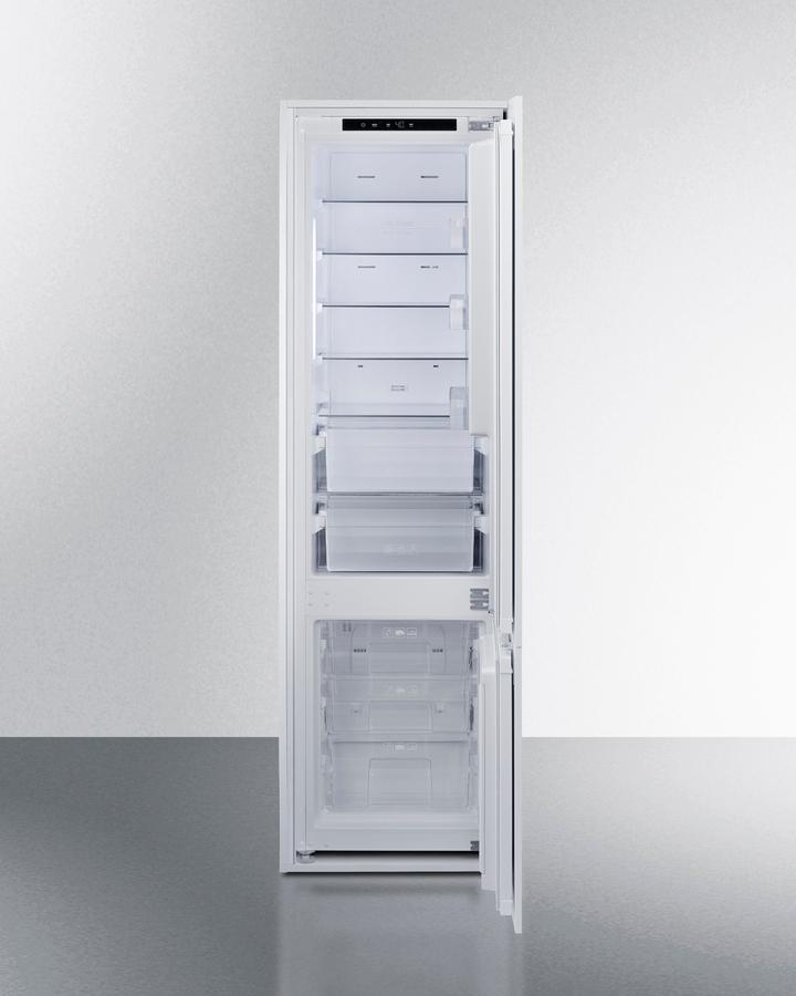 24" Wide Fully Integrated Bottom Mount Refrigerator-freezer (panel Not Included)