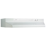 **DISCONTINUED** Broan® 30-Inch Convertible Under-Cabinet Range Hood, 220 CFM, White