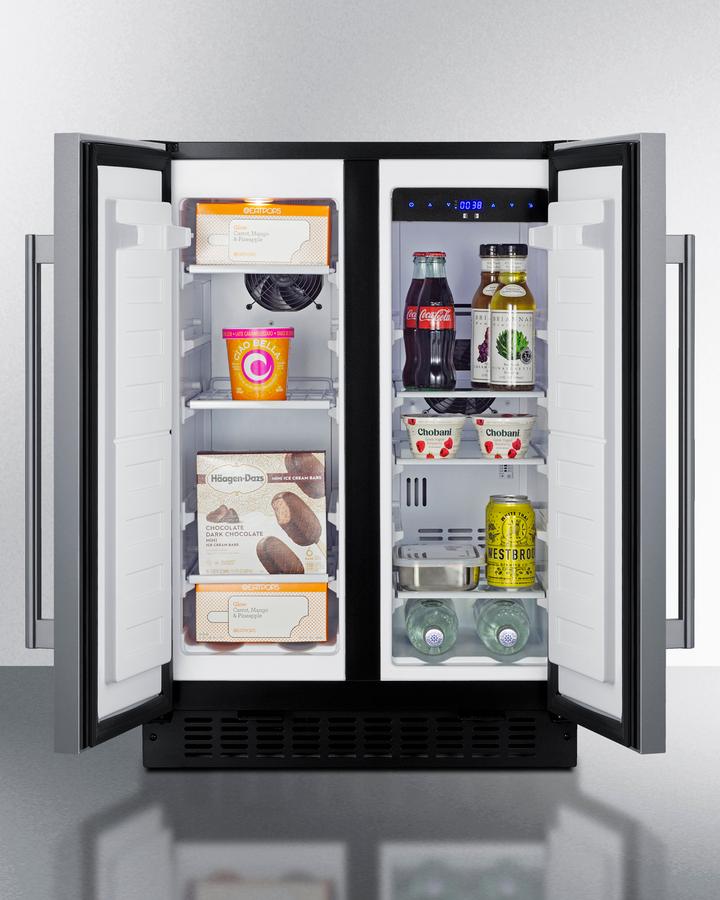 24" Wide Built-in Refrigerator-freezer