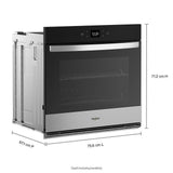 5.0 Cu. Ft. Single Wall Oven with Air Fry When Connected