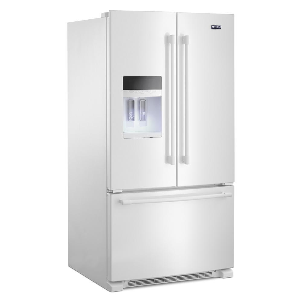 36- Inch Wide French Door Refrigerator with PowerCold® Feature - 25 Cu. Ft.