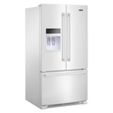 36- Inch Wide French Door Refrigerator with PowerCold® Feature - 25 Cu. Ft.