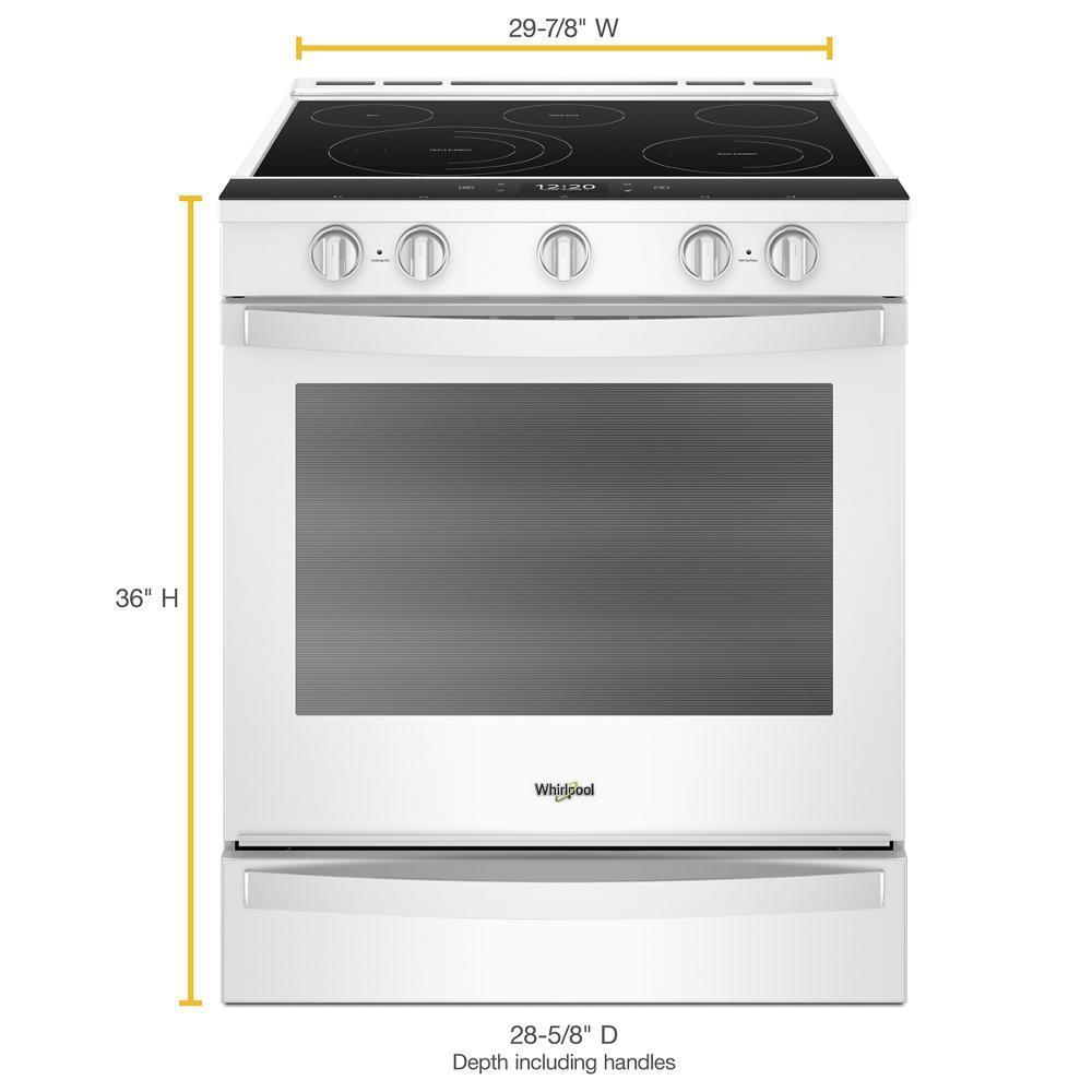 6.4 cu. ft. Smart Slide-in Electric Range with Air Fry, when Connected