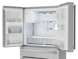 Sharp French 4-Door Counter-Depth Refrigerator with Water Dispenser