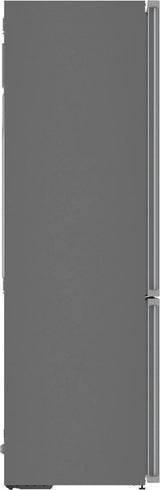 800 Series Freestanding Bottom Freezer Refrigerator 24" Easy Clean Brushed Steel