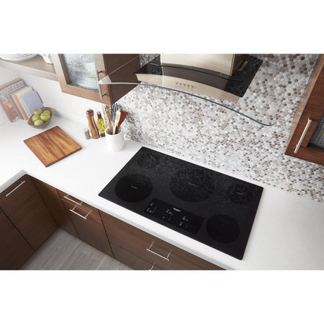 36-inch Electric Ceramic Glass Cooktop with Triple Radiant Element