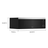 1.1 cu. ft. Smart Low Profile Microwave Hood Combination with 450 CRM 4-Speed Venting