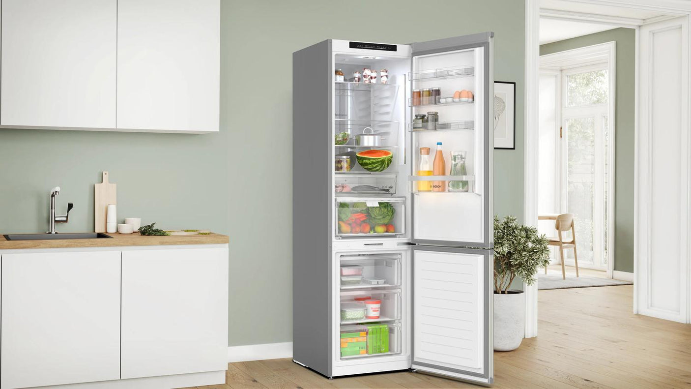 500 Series Freestanding Bottom Freezer Refrigerator 24" Stainless steel (with anti-fingerprint)