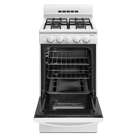 20-inch Gas Range with Compact Oven Capacity