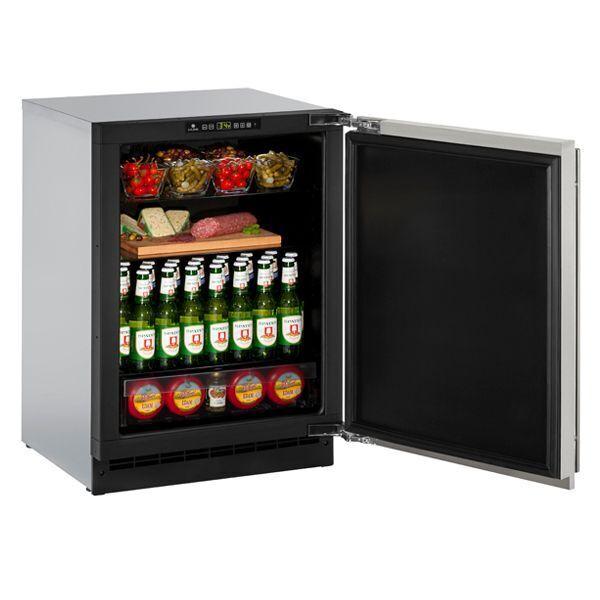 2224r 24" Refrigerator With Stainless Solid Finish and Field Reversible Door Swing (115 V/60 Hz)