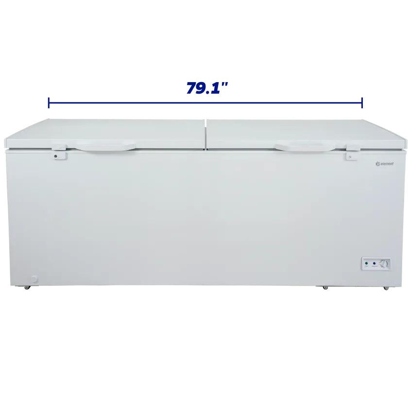 Element 21.0 cu. ft. Two Door Chest Freezer - White (ECF21MDCW)