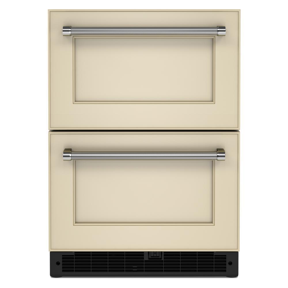 24" Panel-Ready Undercounter Double-Drawer Refrigerator