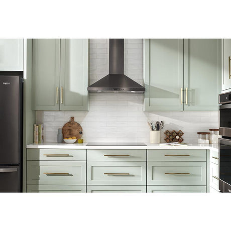 30" Chimney Wall Mount Range Hood with Dishwasher-Safe Grease Filters