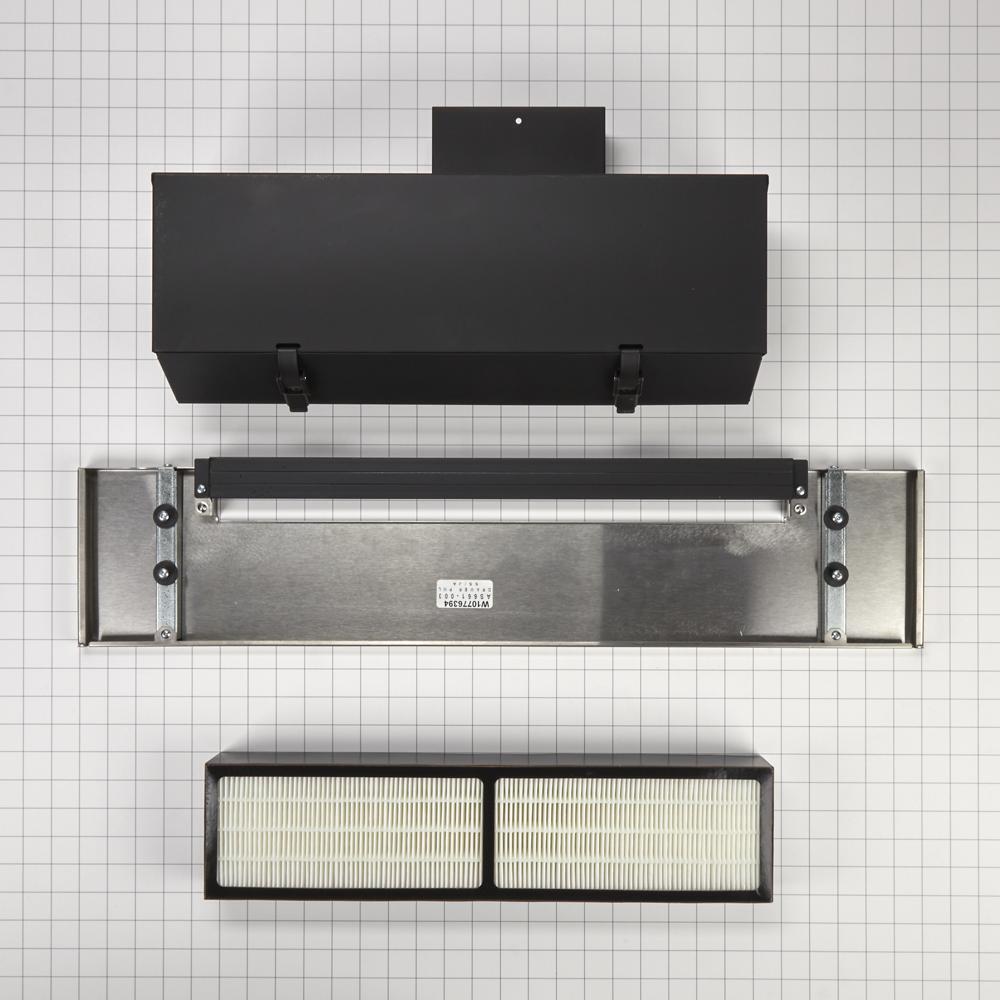 Range Ductless Downdraft Vent Kit, Stainless Steel