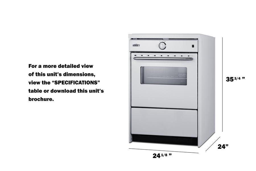 24" Wide Induction Range