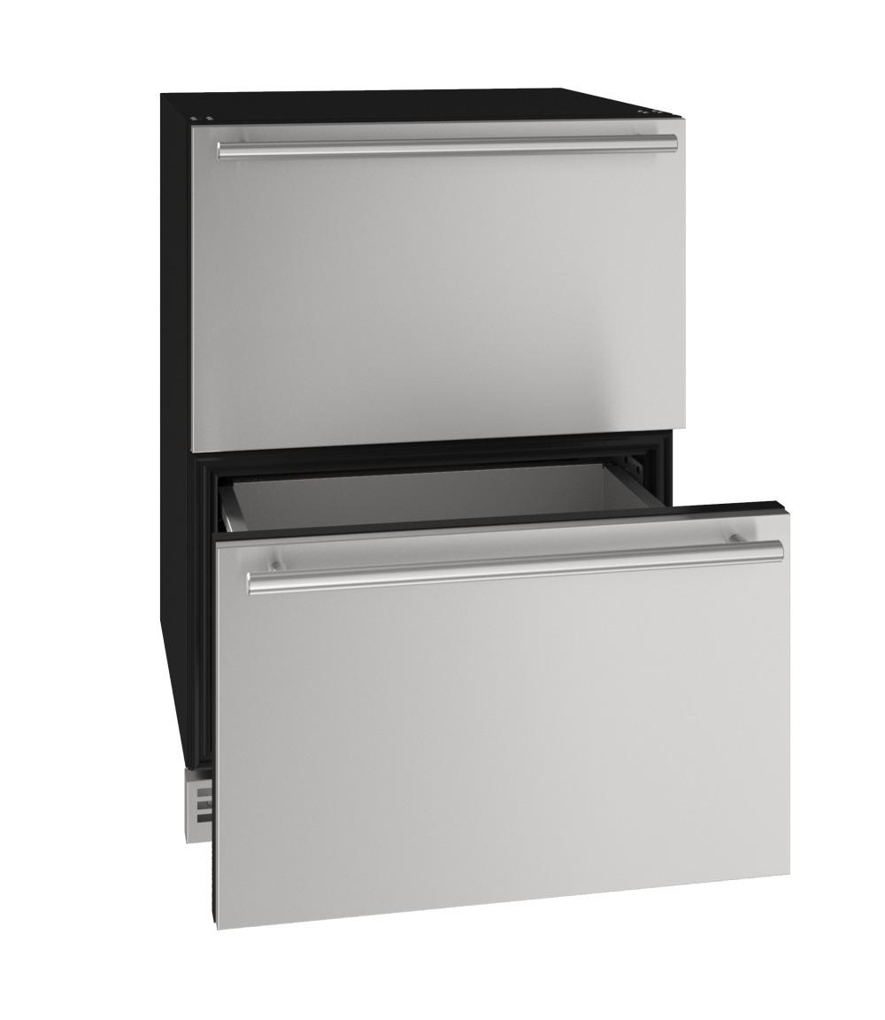 Hdr124 24" Refrigerator Drawers With Stainless Solid Finish (115 V/60 Hz)