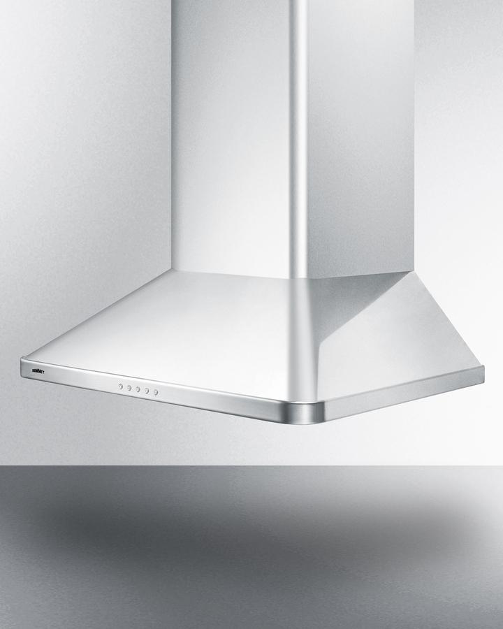 24" Wide Wall-mounted Range Hood, ADA-compliant