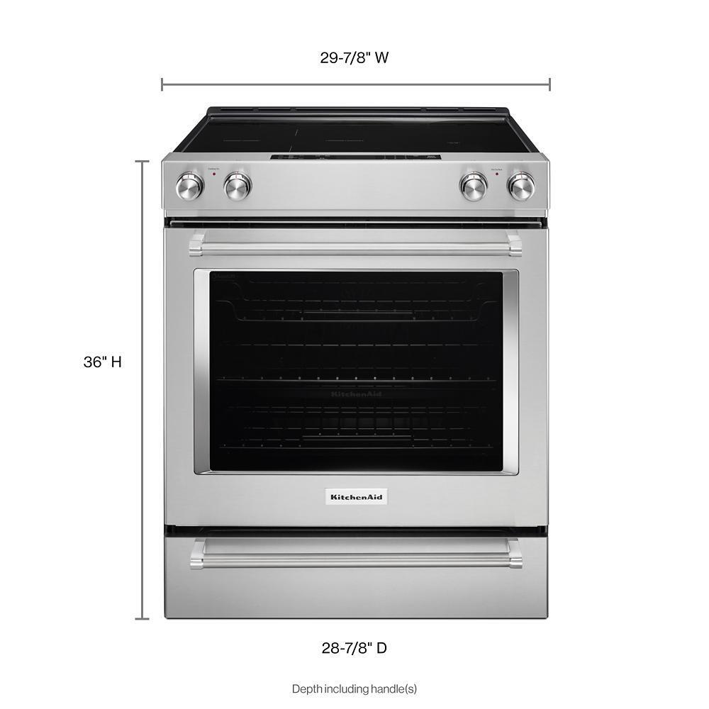 30-Inch 5-Element Electric Slide-In Convection Range