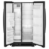 36-inch Side-by-Side Refrigerator with Dual Pad External Ice and Water Dispenser