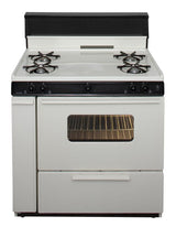 36 in. Freestanding Gas Range in Biscuit