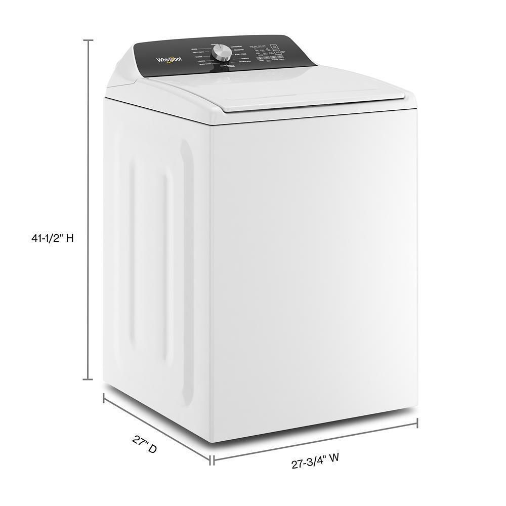 4.5 Cu. Ft. Top Load Agitator Washer with Built-In Faucet