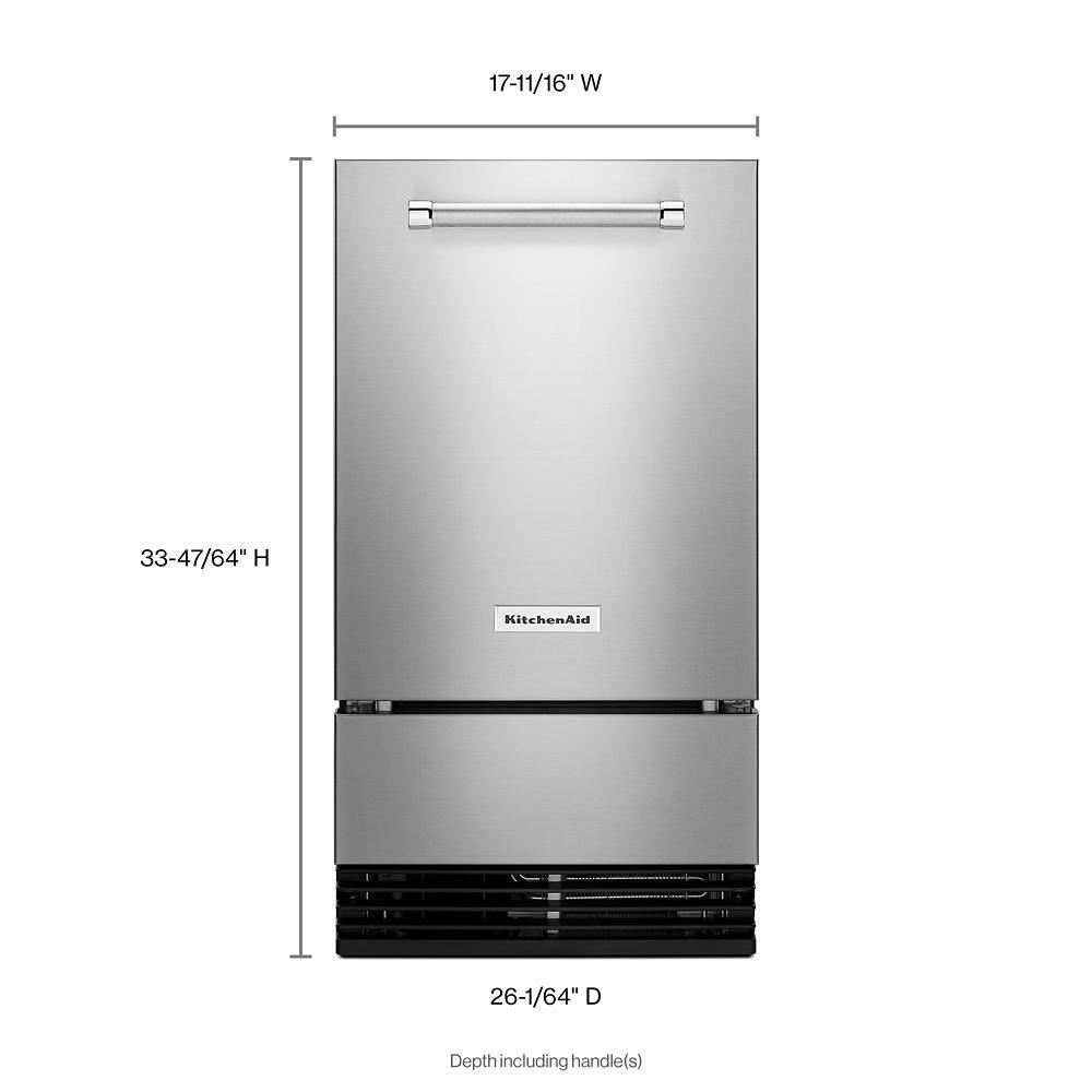 KitchenAid® 18'' Automatic Ice Maker with PrintShield™ Finish